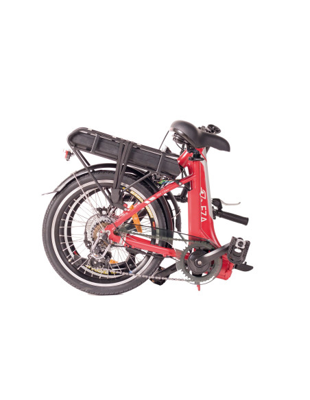 EZA Vélo à assistance électrique Confort 20'' Rouge 10,4Ah