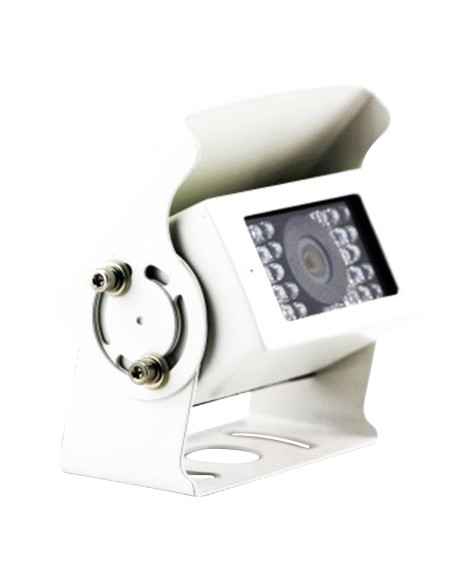 EQUINOXE Caméra de recul filaire 28 leds blanche
