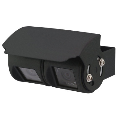 EQUINOXE Caméra de recul filaire Double optique noire