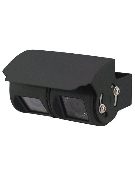 EQUINOXE Caméra de recul filaire Double optique noire