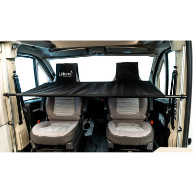 Lit de cabine Double. Pour Ducato, Boxer, Jumper, Sprinter, Crafter et Master avec sièges pivotants.