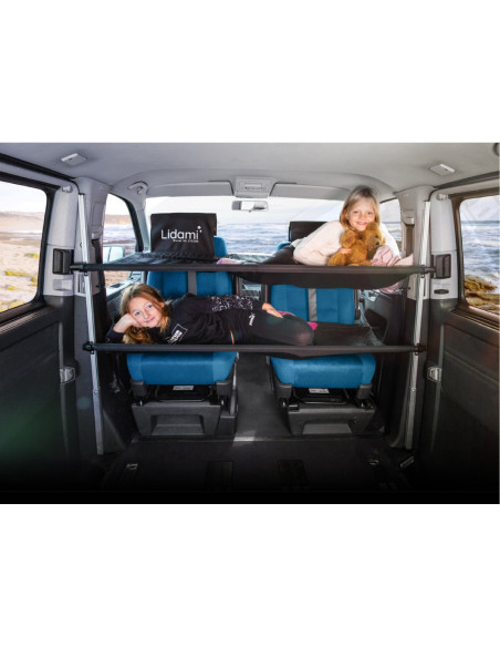 Lit de cabine Double. Pour T4, T5, T6, T6.1, Jumpy, Transit Custom avec sièges pivotants