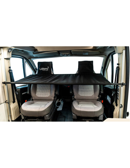 Lit de cabine Double. Pour T4, T5, T6, T6.1, Jumpy, Transit Custom avec sièges pivotants