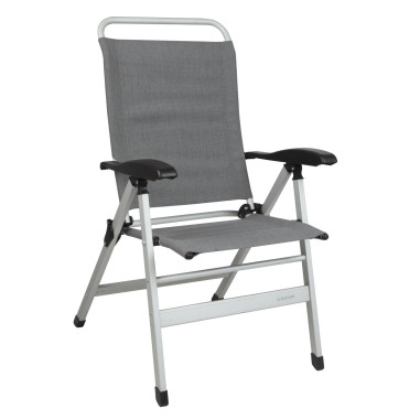 BAYA SUN Fauteuil Camping Chaise alu Confort Gris baya