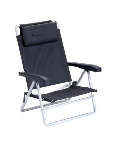 ISABELLA Fauteuil de plage Dark Grey