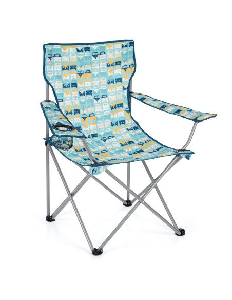VW Collection Chaise de camping pliable - Multibus/bleu