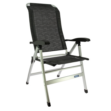 MIDLAND Fauteuil Camping Confort Maxi Noir et gris