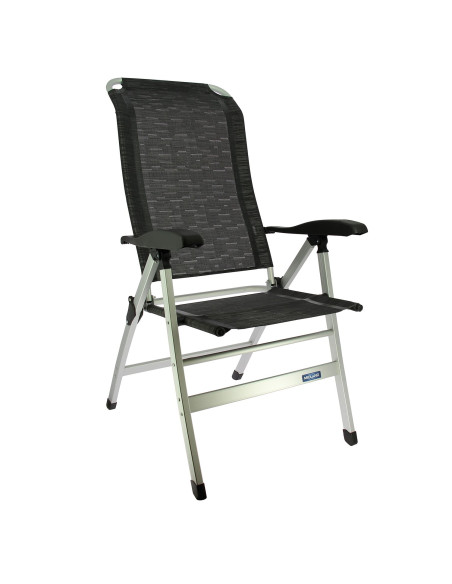 MIDLAND Fauteuil Camping Confort Maxi Noir et gris