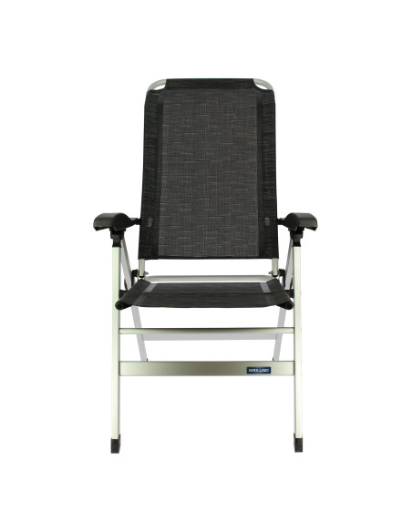 MIDLAND Fauteuil Camping Confort Maxi Noir et gris