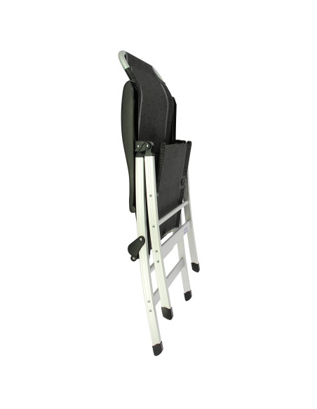 MIDLAND Fauteuil Camping Confort Maxi Noir et gris