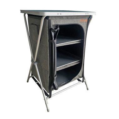SOPLAIR Meuble de rangement 3 étagères Boréal