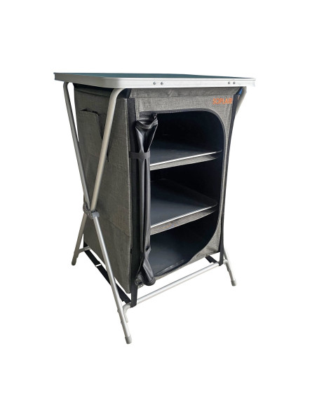 SOPLAIR Meuble de rangement 3 étagères Boréal