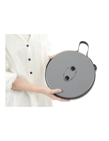 MINI MAX STOOL Tabouret télescopique gris Camping 