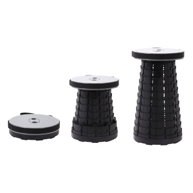MINI MAX STOOL Tabouret télescopique gris Camping 