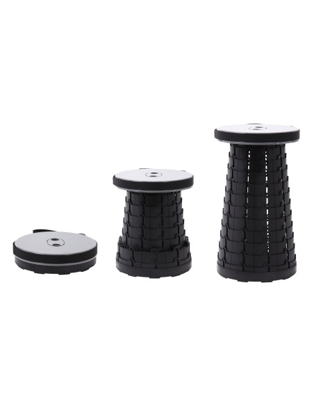 MINI MAX STOOL Tabouret télescopique gris Camping 