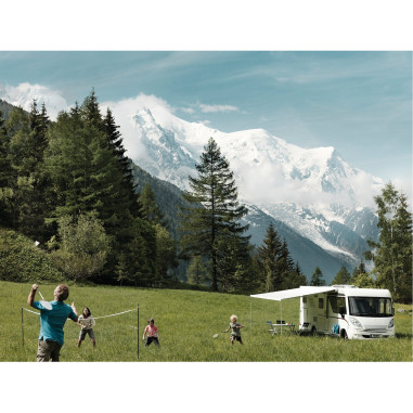 Omnistor 8000 Mystic Gris 4,50 m boîtier blanc