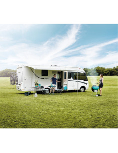 Omnistor 5200 Bleu Saphir 2,60 m boîtier blanc