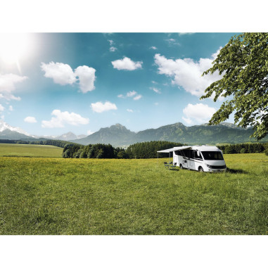 Omnistor 5200 motorisé Mystic Gris 4,50 m  boîtier anthracite