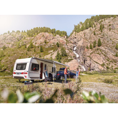 Omnistor 6300 Mystic gris 3,75 m boîtier anthracite