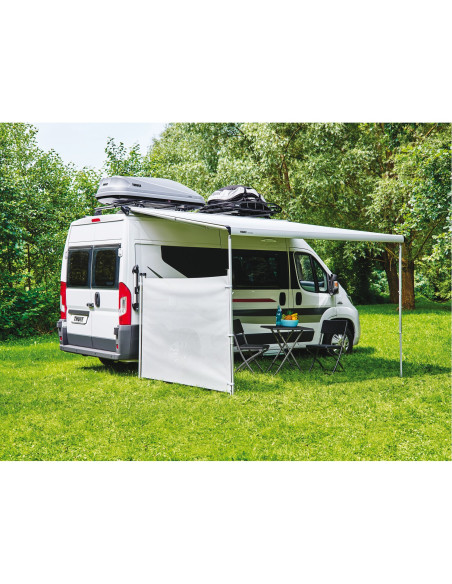 Omnistor 6300 avec adaptateurs Ducato/Jumper/Boxer H2 >2007 Mystic Gris 3,25 m boîtier anthracite