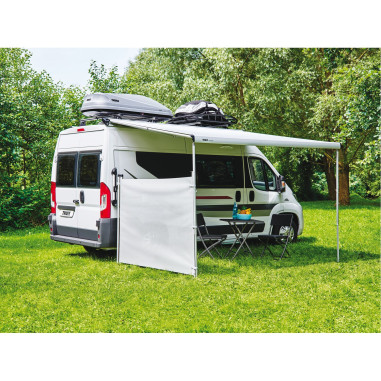 Omnistor 6300 avec adaptateurs Ducato/Jumper/Boxer H2 >2007 Mystic Gris 3,75 m boîtier anthracite