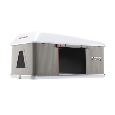 AUTOHOME Tente de toit Maggiolina Grand Tour Small coloris gris clair coque blanche