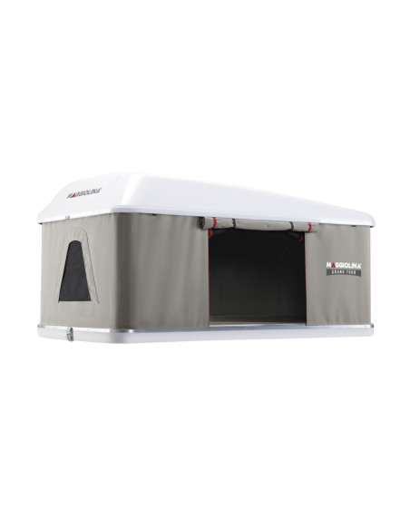 AUTOHOME Tente de toit Maggiolina Grand Tour Medium coloris gris clair coque blanche