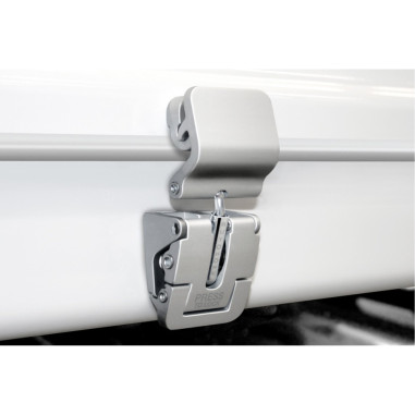 AUTOHOME Tente de toit Maggiolina Grand Tour Medium coloris gris clair coque blanche