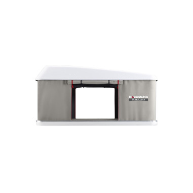 AUTOHOME Tente de toit Maggiolina Grand Tour Medium coloris gris clair coque blanche