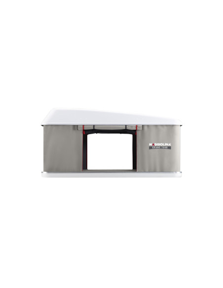 AUTOHOME Tente de toit Maggiolina Grand Tour Medium coloris gris clair coque blanche