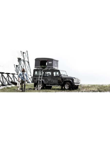 AUTOHOME Tente de toit Airtop Plus Medium coloris carbone coque Blackstorm
