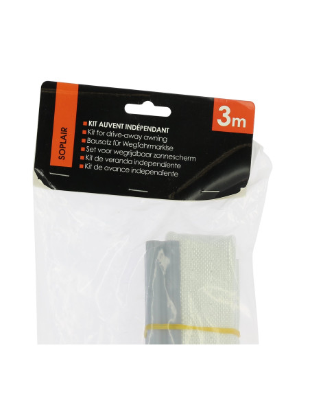 Kit auvent indépendant 3 m