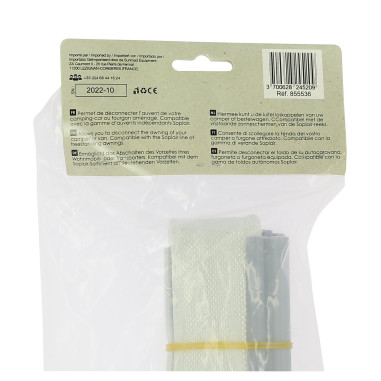 Kit auvent indépendant 3 m