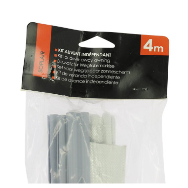 Kit auvent indépendant 4 m
