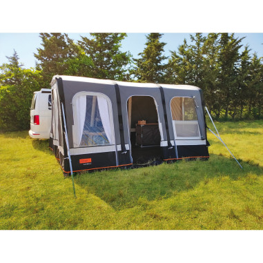Auvent indépendant gonflable Lantana Air Fourgons - Hauteur de montage 240-295 cm
