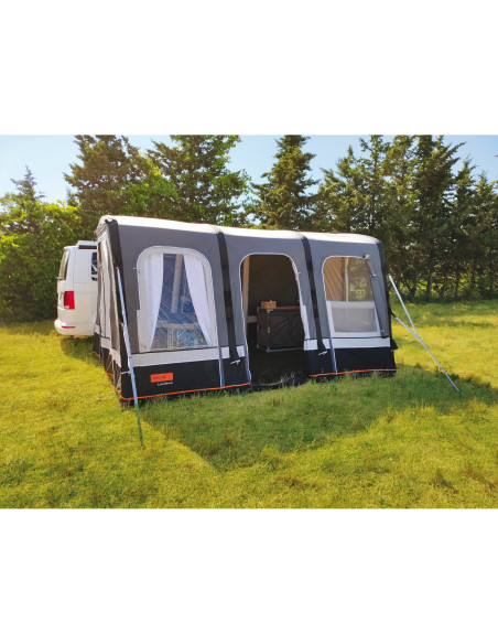 Auvent indépendant gonflable Lantana Air Fourgons - Hauteur de montage 240-295 cm