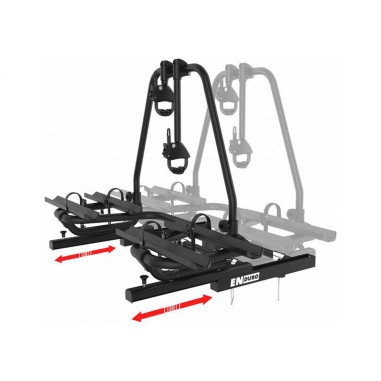 ENDURO Porte-vélos caravane BC260 coulissant Black Edition