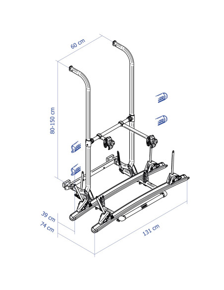 THULE Porte-vélos Elite G2 Hymer Hooks