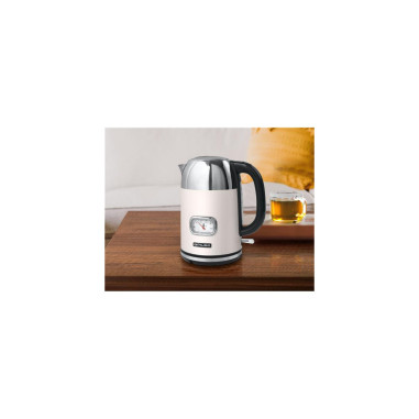 PACK MUSE Bouilloire 1.7L + Grille-Pain 2 fentes Crème et Inox