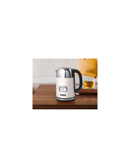 PACK MUSE Bouilloire 1.7L + Grille-Pain 2 fentes Crème et Inox