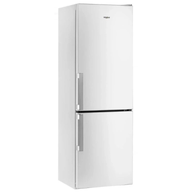 WHIRLPOOL Réfrigérateur Blanc combiné 339L Froid Brassé
