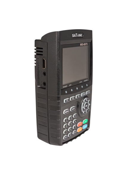 SATLINK WS-6975 Mesureur de Champ Terrestre DVB-T2 MPEG-2 / MPEG4 H.265