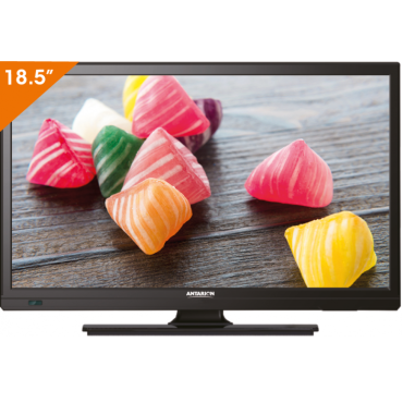 ANTARION TV LED 19" 48cm Téléviseur HD Camping Bateau Camion 12V 24V