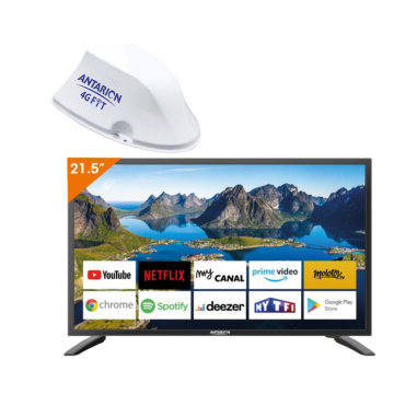 PACK ANTARION TV LED 22" 55cm Smart TV + Antenne 4G FIT