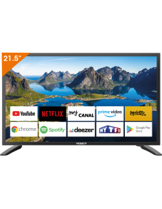 ANTARION TV LED 22" 55cm TV Full HD Android Smart TV Camping Car