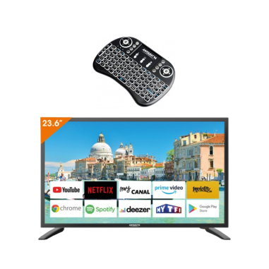 Pack ANTARION Téléviseur 24"  SMART TV  12v-220v + Clavier