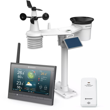 BRESSER Station météo 7-en-1 Wifi HD professionnelle différents modes d'affichage