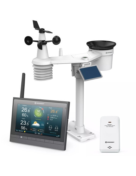 BRESSER Station météo 7-en-1 Wifi HD professionnelle différents modes d'affichage
