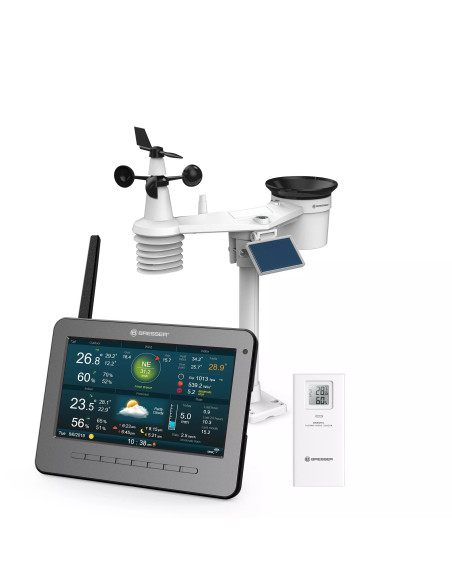 BRESSER WLAN HD TFT Station météo 7-en-1 professionnelle différents modes d'affichage