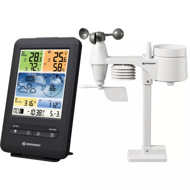 BRESSER Centrale météo Professional WIFI couleur 5-en-1 Verticale